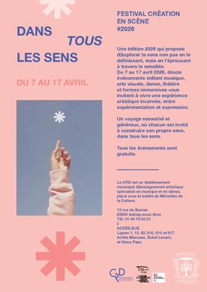 Festival Créations en scène - 2026