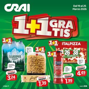 Volantino CRAI Ama Supermercati dal 19 al 25 marzo