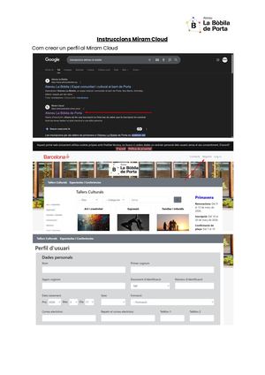 Instruccions Per Usuaris Miram Cloud