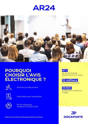 Pourquoi choisir l'avis électronique ?