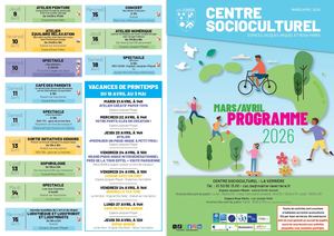 Programme du CSC Mars avril 2026
