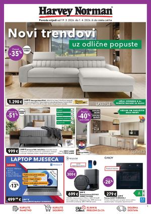 Novi trendovi uz odlične popuste | Harvey Norman