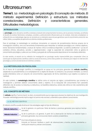 PSICOLOGÍA - TEMA 1.  El Apoyo Y La Vinculación Afectiva. Concepto, Desarrollo, Consecuencias Y Pautas Educativos