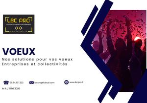 Brochure voeux entreprises