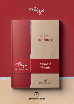 Bulletin de souscription - Mélanges en l'honneur de Bernard Vareille