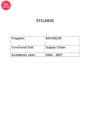 Achat et Supply Chain