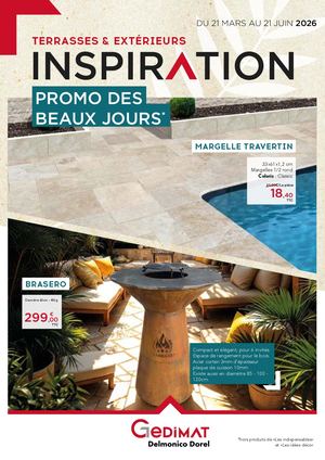 Promo des beaux jours chez Gedimat Delmonico Dorel