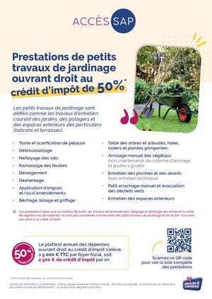 Fiche prestations - Petits Travaux De Jardinage