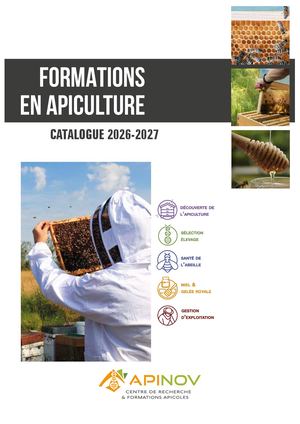 Catalogue de formation en apiculture APINOV 2026-2027