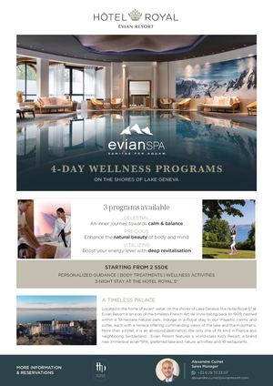 4-day evian®SPA Wellness Programs