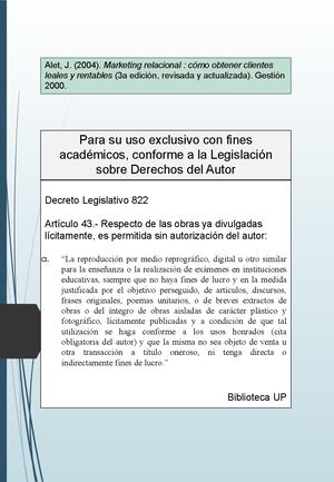 C1 Mkt Relacional- Clientes Leales