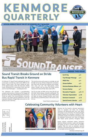 Kenmore Quarterly Spring 2026