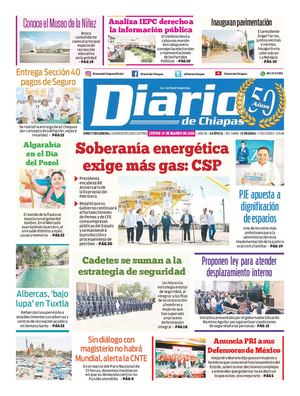 Portada, Jueves 19 De Marzo De 2025