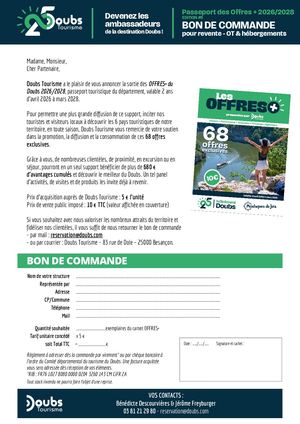 Bon De Commande Offres +