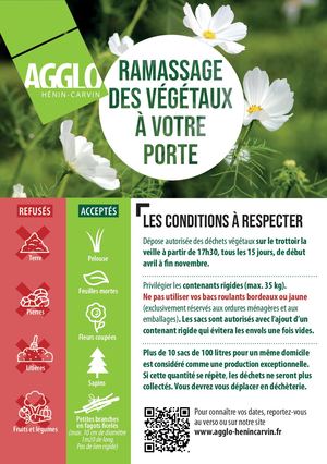 Collecte des végétaux 2026