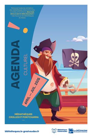 Agenda trimestriel des Bibliothèques du Grésivaudan - avril>juin 2026