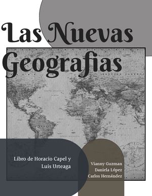 Calaméo - Foto Libro Nuevas Geografias Horacio Capel
