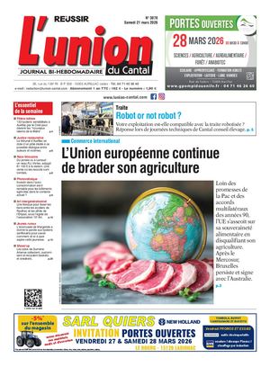 L'union Du Cantal N° 3878