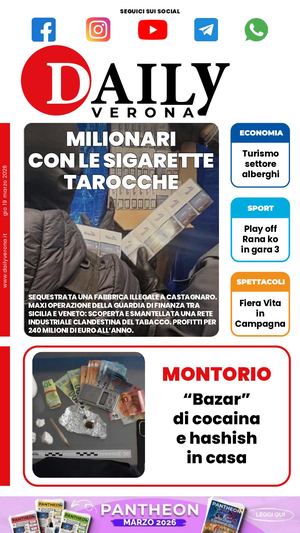 Daily Verona 19 Marzo 2026