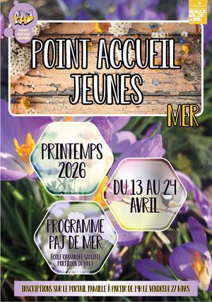 PAJ MER Avril Programme Complet