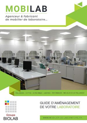 Catalogue de mobiliers de laboratoire Mobilab 2026