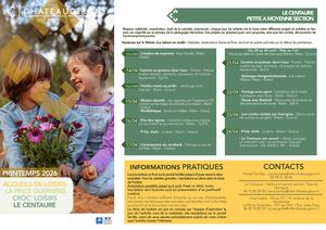 Plaquette jeunesse - Printemps 2026