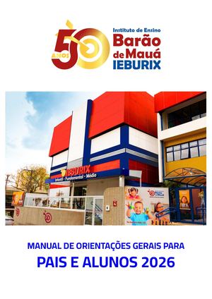 Manual Orientações Gerais Para Pais E Alunos 2026