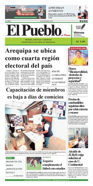 2026 03 20 Diario El Pueblo Aqp