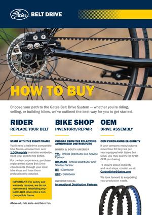 How To Buy Gates Belt Drive products