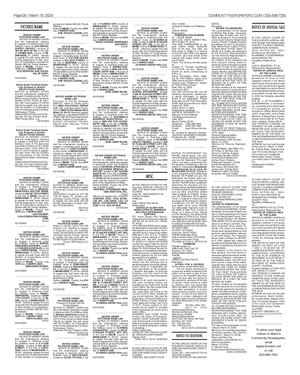Thursday Legals 3 19 26