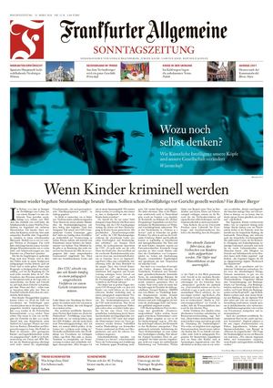 Frankfurter Allgemeine Sonntags Zeitung 22 März 2026