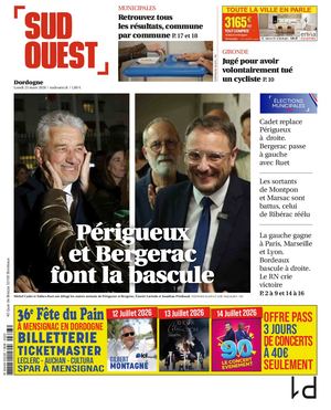 Sud Ouest Lundi 23 Mars