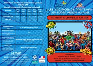 Programme Vacances Printemps 2026