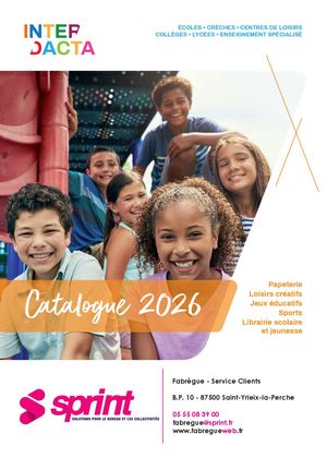 Catalogue Ecole 2026