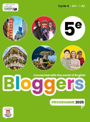 Bloggers 5e Programme 2025 - Livre de l'élève (spécimen)