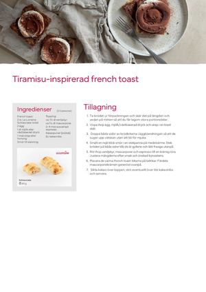 Tiramisu-inspirerad french toast