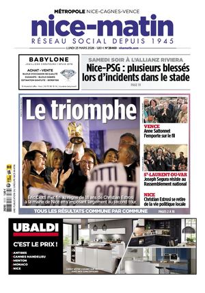 Nice Metrople 23 Mars