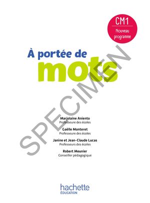 A portée de mots LE CM1 - Ed. 2026
