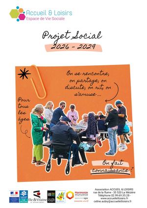 Projet Social 2026 2029 - Accueil & Loisirs