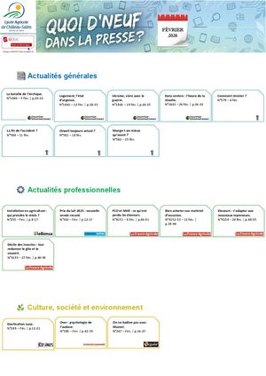 Calaméo - Quoi D'neuf Dans La Presse Février 2026