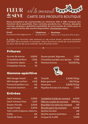 Carte Commande Boutique