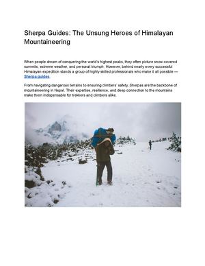 Sherpa Guides The Unsung Heroes Of Himalayan Mountaineering