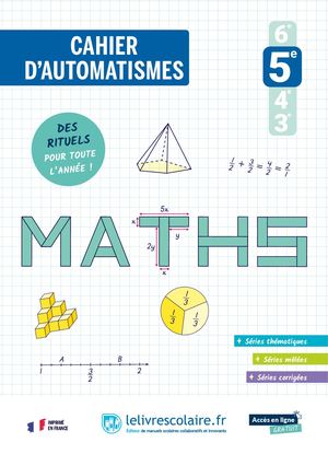 Maths - Cahier d'automatismes - 5ème