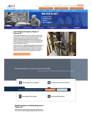 Airone360 Com Services Areas Tyson Corner Va Heating Emergency Repair