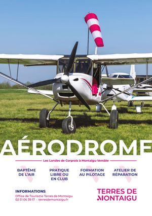 Dépliant aérodrome Les Landes de Corprais - Terres de Montaigu