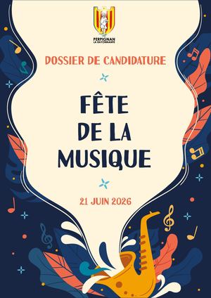Candidatures Fête de la Musique 2026