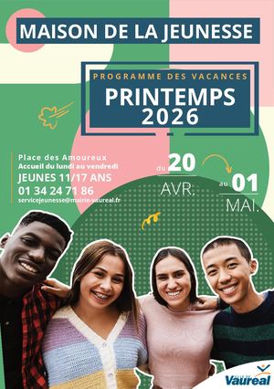 PROGRAMME JEUNESSE PRINTEMPS 2026