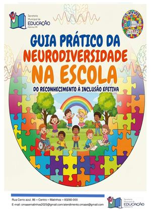 Manual 01 Protect Guia Prático Da Neurodiversidade Na Escola Do Reconhecimento à Inclusão Efetiva