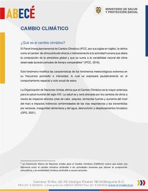 Cambio Climatico