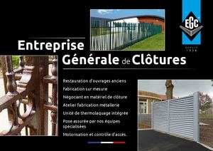 Egc Présentation de l'entreprise